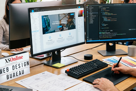 Webdesign: ontwerp van een nieuwe website voor een ondernemer